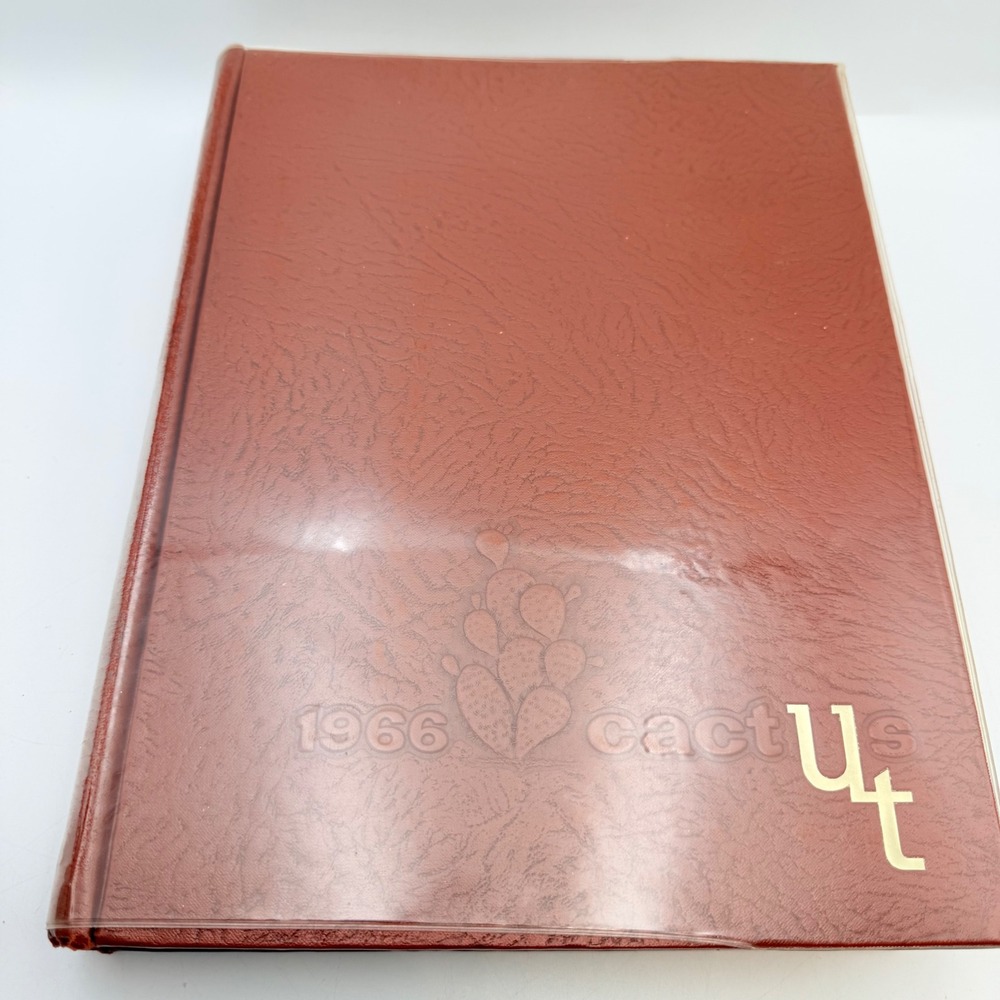 1966 University of Texas Cactus Yearbook Vol 73 UT Austin Farrah Fawcett Photo